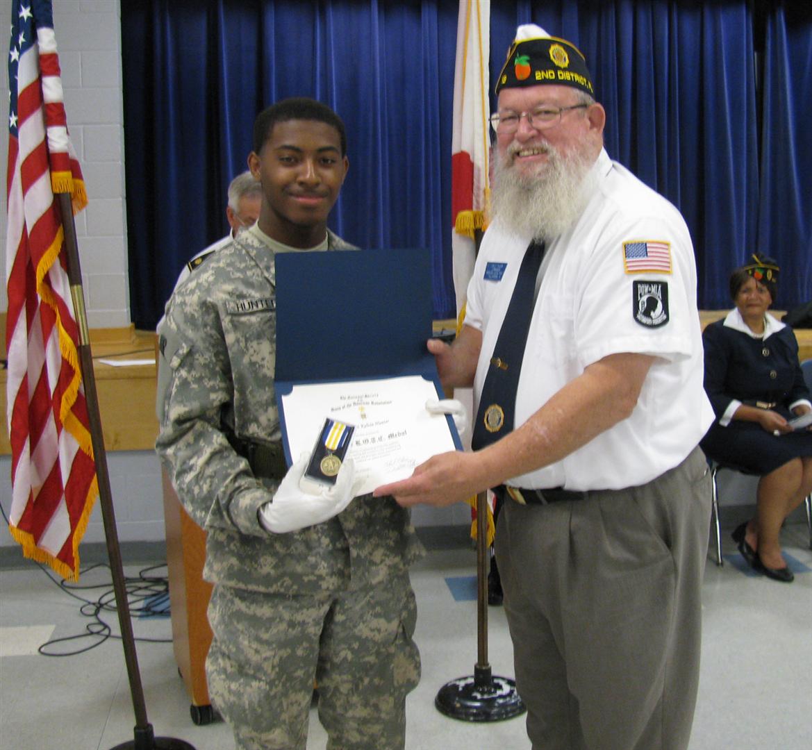 Gadsden County High School: Highlights - EGHS JROTC Jaguar Award